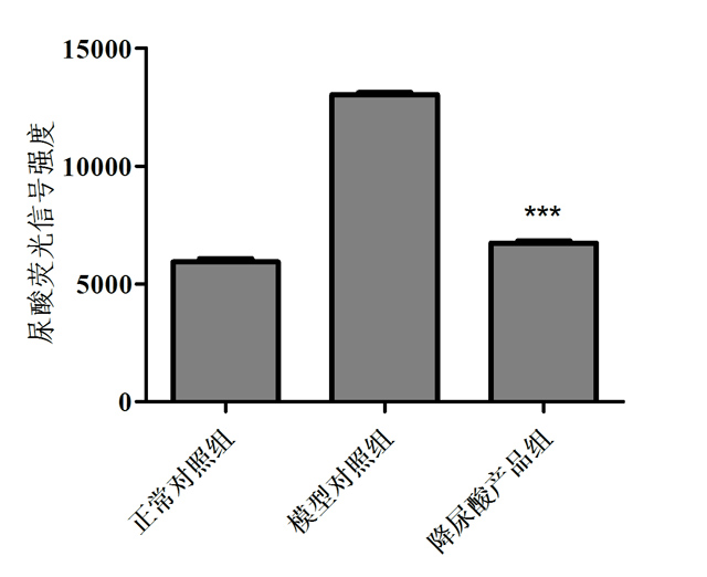 利用斑马鱼模型评价降尿酸功效